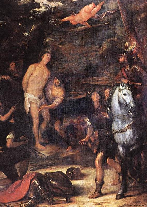 Jose Antolinez Martyrdom of St. Sebastian oil painting image